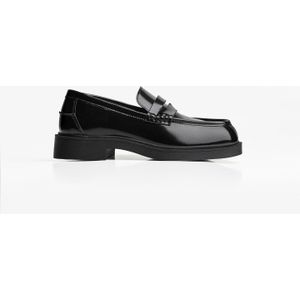 Bershka Loafers Met Vierkante Neus Heren 41 Zwart