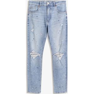 Bershka Gescheurde Jeans Heren 38 Lichtblauw