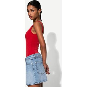 Bershka Denim Minirok Dames 38 Blauw