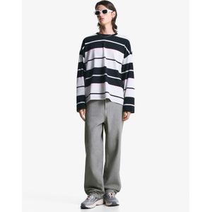 Bershka Loose Fit Baggy Jeans Heren 32 Grijs