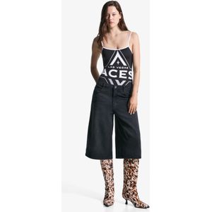 Bershka Wnba Body Met Bandjes Dames M Zwart