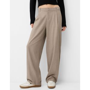 Bershka Baggy Broek Met Lage Taille Dames 42 Nerts