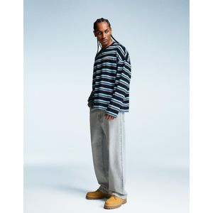 Bershka Baggy Jeans Heren 38 Lichtblauw