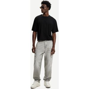 Bershka Baggy Cargo Jeans Heren 42 Grijs