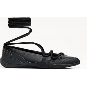Bershka Sportieve Ballerina Met Strikjes Dames 39 Zwart