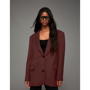 Bershka Oversized Blazer Dames S Rood
