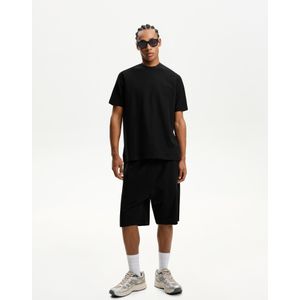 Bershka Bermuda Met Structuur Heren Xs Zwart