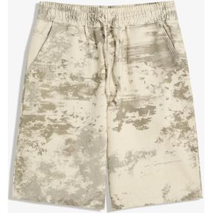 Bershka Oversized Bermuda Met Print Heren S Groen