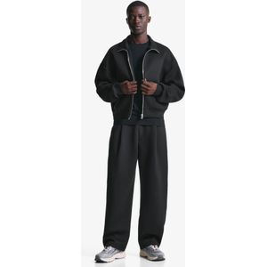 Bershka Sweatshirt Met Rits Heren Xl Zwart