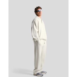 Bershka Broek Met Wijde Pijpen Heren Xs Grijs