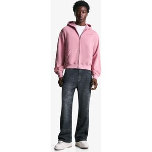 Bershka Flared Baggy Jeans Heren 38 Blauw