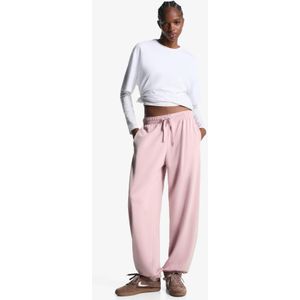 Bershka Joggingbroek Van Sweatstof Dames S Roos