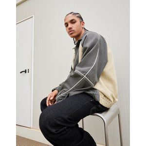 Bershka Denim Jas Heren Xs Donkergrijs