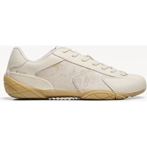 Bershka Sneakers Met Bloemenprint En Dunne Zool Dames 38 Gecombineerd