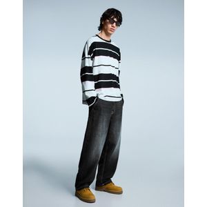 Bershka Skater Jeans Heren 42 Zwart