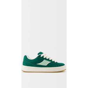 Bershka Skater Sneakers Dames 35 Groen