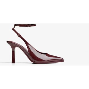 Bershka Slingback Met Hak En Bandje Dames 35 Granaat