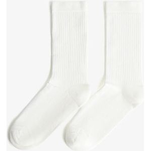 Bershka Sportsokken 2-Pack Dames S Wit