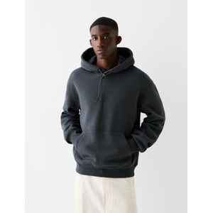 Bershka Sweater Hoodie Heren Xxs Grijs
