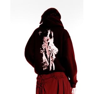 Bershka Capuchonsweater Met Lady Gaga-Print Dames M Zwart