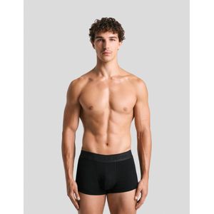 Bershka 3-Pack Boxershorts Met Bedrukte Tailleband Heren M Zwart