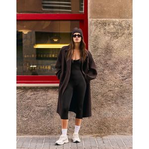 Bershka Jumpsuit Met Bandjes Dames L Zwart