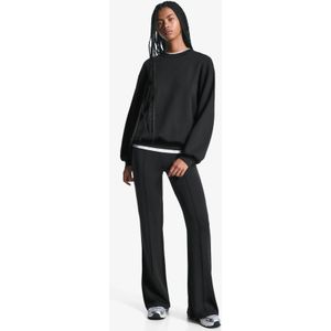 Bershka Oversized Zachte Modalmix Sweater Dames Xl Zwart