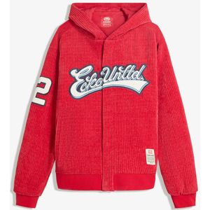 Bershka Ecko Unltd Boxy Corduroy Overshirt Heren L Rood