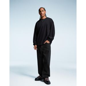 Bershka Baggy Jeans Heren 40 Zwart