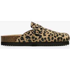 Bershka Clogs Met Dierenprint Heren 44 Luipaard