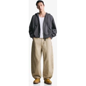 Bershka Barrelbroek Heren 40 Ecru