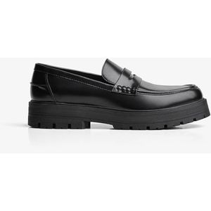 Bershka Loafer Met Dikke Zool Heren 45 Zwart