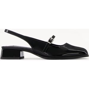 Bershka Slingback Mary Janes Met Blokhak Dames 38 Zwart