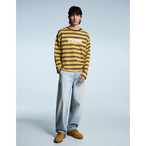 Bershka Skater Jeans Heren 40 Gewassen Blauw