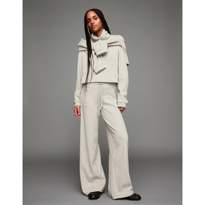 Bershka Zachte Ribcord Wide Leg Broek Dames L Zand