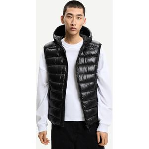 Bershka Lichtgewicht Gewatteerd Gilet Heren S Zwart
