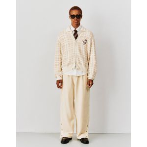 Bershka Geborduurde Jas Met Structuur Heren M Zand