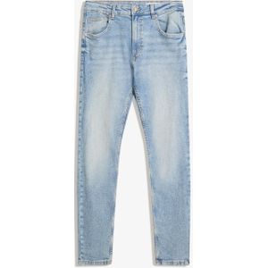 Bershka Skinny Jeans Heren 36 Gewassen Blauw