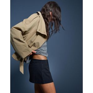 Bershka Strak Minirokje Dames Xs Marineblau