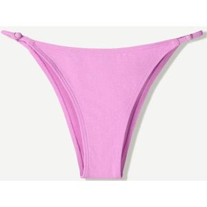 Bershka Glanzend Bikinibroekje Dames S Paars