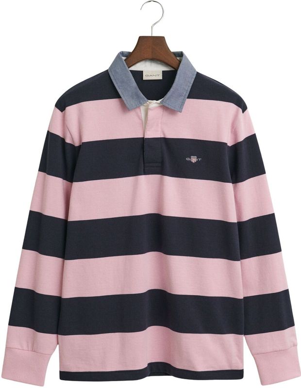 Gestreiftes Langarm-Polo Gant Heavy Rugger