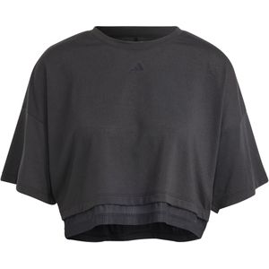 Crop Top T-Shirt Frau adidas Training Dance