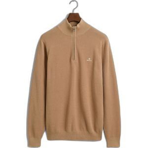Pull aus Baumwolle mit 1/2-Reißverschluss Gant Pique