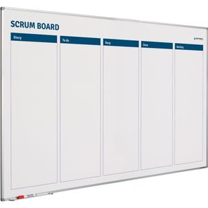 Whiteboard Scrum verbeterbord - 100x150 cm - Smit Visual