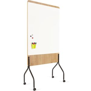 Rocada Natural verrijdbaar whiteboard - Magnetisch - 100 x 120 cm -