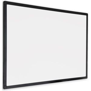 MOB Professioneel whiteboard magneetbord - 150 x 100 cm - geëmailleerd, aluminium frame, magnetisch - voor kantoor, commercieel en privégebruik