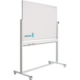 Whiteboard Verrijdbaar - Dubbelzijdig - Magnetisch - Emaille 90 x 120 - Smit Visual