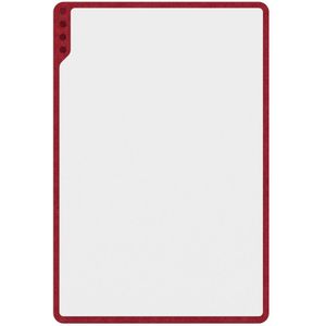 PLAYBOARD whiteboard - 75 x 50 cm - rood - Legamaster