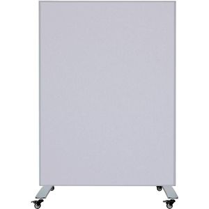 Mobiele scheidingswand - Akoestisch paneel/whiteboard - 120x160 cm - L - IVOL