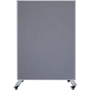 Mobiele scheidingswand - Akoestisch paneel/whiteboard - 120x160 cm - G - IVOL